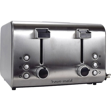 Coffee Pro Toaster, 4-Slice, 12-7/10"x12-1/2"x9", Stainless Steel CFPOG8590